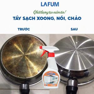 Dung Dịch Siêu Tẩy Dầu Mỡ Đa Năng Lafum Chai 350ml Siêu Tẩy gạch 500ml công thức mới cực mạnh nhanh chóng làm sạch lưới lọc thành bệ máy