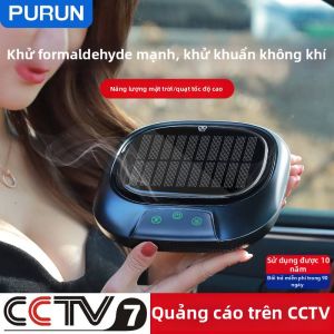 Máy Lọc Không Khí Ô Tô Năng Lượng Mặt Trời Tạo Ion Âm Khử Mùi Loại Bỏ Formaldehyde Xông Hương và Làm Ẩm