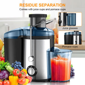 【Homelements】Household Juicer Residue Juice Separation Electric Juicer 2 Speed Level High Power Juicer Blender for Orange Juice