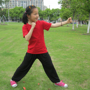 Kids Martial Arts Pants Cool Modal Bloomers Girls Boys Practice Teenagers Kungfu Trousers Elastic Youngsters Wushu Costumes Pupils Youth Drama Traditional Opera Play Junior Primary School Students Sport Training Breathable High Quality Children Long Pants