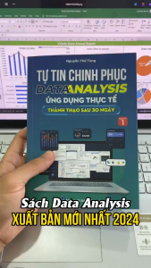 Sách Data Analysis Quyển 1 Cơ Bản Ứng Dụng Thực Tế Có Tặng Kèm Video Hướng Dẫn
