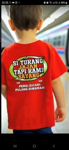 KAOS ANAK BOS KECIL SI TUKANG JAJAN /depan belakang/ kaos anak laki laki / perempuan / bahan premium tebal