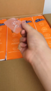 [5 PACKS] LamPure Raincoat Bunny Tissue Air Cushion Tissue Hanging Tissue 175mm*150mm 250 Pulls