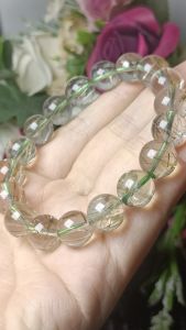 High Grade Natural Crystal Green Super Seven 11mm/Green Tourmaline Rutilated Bracelet 高货纯天然水晶绿超七绿碧玺发手串 11mm
