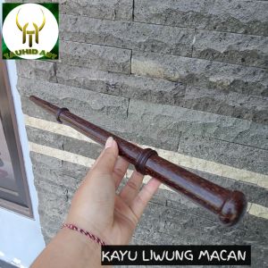 tongkat komando varian 35cm premium kayu kelor hitam galih asem setigi Cendana Nogosari kelor Jawa tengsek liwung macan