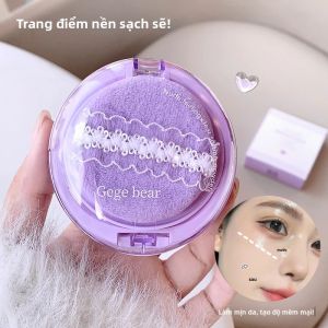 Phấn Phủ Dạng Bột Gege Bear Kết Cấu Mềm Mại Trong Suốt Chống Nước Dành Cho Da Thường