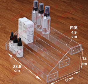 ตู้เก็บของ Acrylic Labubu ใส ชั้นวางของ ชั้นวางเครื่องสำอาง ชั้นวางบุหรี่ ชั้นวางของตกแต่งบ้าน ชั้นวางของสำหรับผู้ใหญ่