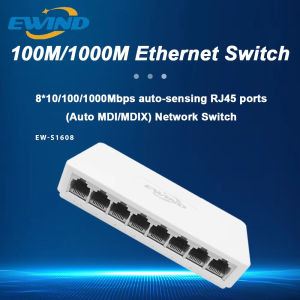 2026 NEW 6 Ports POE Switch 100Mbps Smart IP Switch POE Standard RJ45 Injector Switcher for IP Camera/NVR/Wireless AP/CCTV