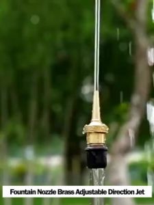 Nozzle Nozel Air Mancur Kolam 1/2 Dan 3/4 Inch Model Jet Lurus