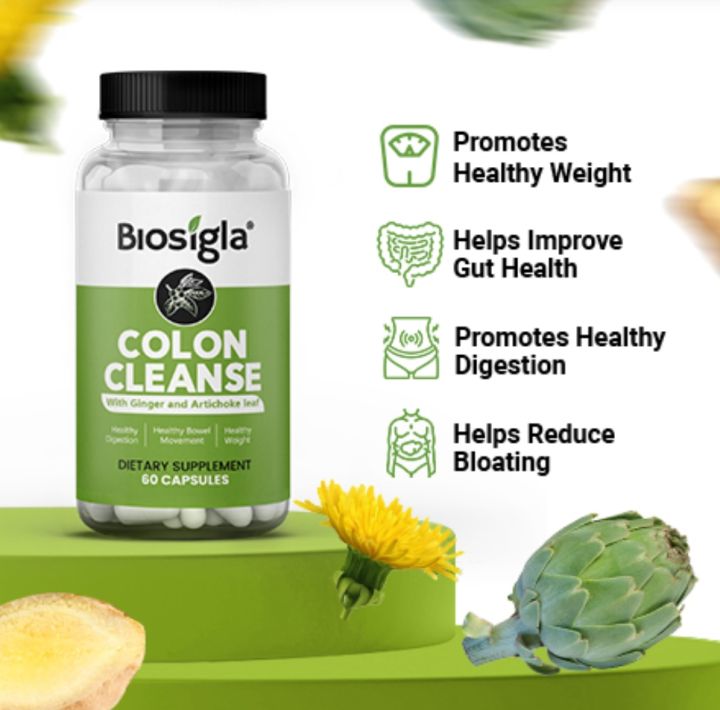 COLON CLEANSE by Biosigla. Safe & effective Colon Cleanse & Gut Health