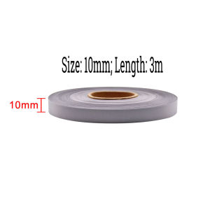 50mm/25mm /15mm/20mm/10mm Long High Visibility DIY Reflective Fabric Warning Safety Traffic Reflective Tape Sewing For Garment V