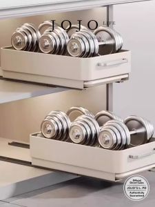 Dish Draining Cabinet Pull-out Drawer Rack