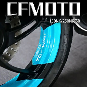 For CFMOTO 150NK 250NK/SR Special Arrow Wheel Sticker Tyre Inner Ring Modification Sticker Motorcycle Accessories Waterproof Decal