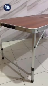 Mehaa Meja Lipat Portable Aluminium Meja Lipat Jualan Outdoor KUAT AWET