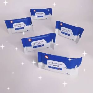 10 pcs Baby wipes Sterilization Wet Wipes 75% Water Hypoallergenic (Non-alcoholic Wet wipes)