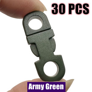30 Pcs/Pack Side Release Buckle Safety Clips Clasp for Paracord Bracelet Dog Collar Rope Lanyard Accessories Colorful 2 Hole 5mm