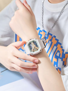 Dickies | Retro Dual Display E-Watch Student Couple Small Square