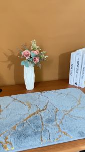 keset kaki anti slip marble/Memory Foam Mat Marble coral/keset mewah AVELINE