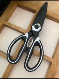 Stainless Steel Scissors Kitchen Scissors with Shear Sleeve Poultry Shears Bottle Opener Walnut Clip Heavy Duty scissors