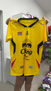 เสื้อกีฬา คอวี คอกลม ผ้าไมโครนุ่มใส่สบาย ใส่ได้ทั้ง ชาย หญิง