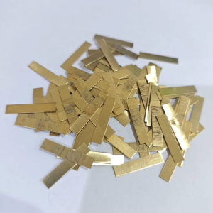 QBLADE Kuningan Las Segmnent Las Mata Segment Lempengan Kuningan 100Pcs Kuning