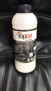 Dung dịch dưỡng nội thất 1L Topco chính hãng chống tia UV bảo dưỡng ghế da nhựa giả da Topco đánh bóng bề mặt nội thất can 1 lít