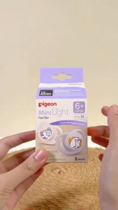 PIGEON Mini Light Pacifier 6M+ / Empeng Dot Bayi BPA Free / Empeng Gigitan Bayi Pigeon BANDUNG