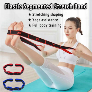 Stretch Exercise Training Stretching Band Multi-segment Yoga Pull Strap Belt Number Loop 8 Latin Dance Band Yoga Belt Tension Band Yoga Resistance Band 多段瑜伽带 数字瑜伽弹力带