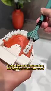 NEW VIRAL !!! Sikat Gigi Dewasa Sikat 3D Tiga Sisi Spesial Ultra Lembut Bersih Toothbrush Gusi sensitif & Behel Kawat Gigi 2 in 1 ﻿