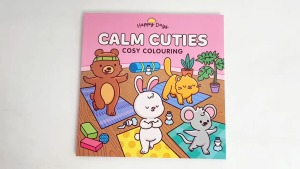 Calm Cuties Cosy Colouring Book (96 Pgs) To Colour With Thick Pages For Kids