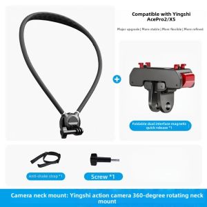 Bbzy | Rotatable Neck Camera Mount for Action Camera First-person View Shooting