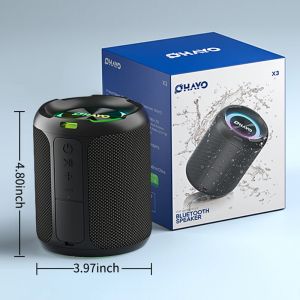 OHAYO 40W Portable Wireless Speaker - Waterproof IP67 with Lights Stereo Loud Sound And Deep Bass for Outdoor Speakers Gifts