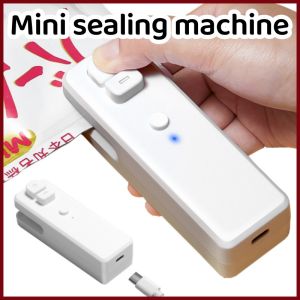 Rechargeable USB Charging Mini Sealing Machine Household Snack Plastic Packaging Bag Small Heat Seal