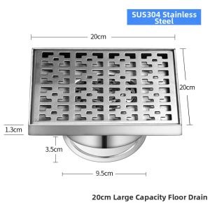 Outdoor Anti-odor Floor Drain 20cm