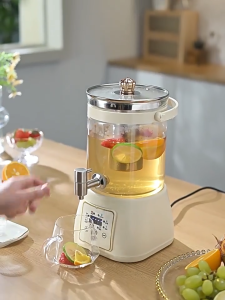 2025 new 3L multifunctional flower tea bucket constant temperature health pot integrated with faucet Periuk kesihatan 花茶壺