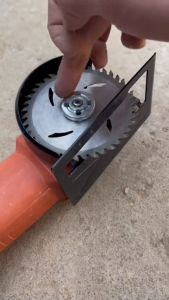 Dudukan Gerinda Tangan Circular Saw Pemotong Kayu Gurinda Breket Stand Holder Lengkap Bonus 2 Mata Grinda