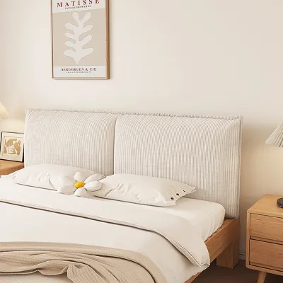 SANGWANGE | Headboard Self-Adhesive Soft Large Bed Headrest Cushion Customizable and Detachable