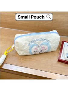 [Ready Stock] Korea Style Cute Aesthetic Dog Cat Pencil Box Case Make Up Pouch Cosmetic Storage Stationery Organizer Large Capacity Shoulder Tote Bag Backpack Cheap Casual Simple Student Kids Adult Women Girls School Office Shopping Grocery