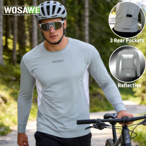 WOSAWE | WOSAWE Mtb Jerseys Mountain Bike MTB Shirts Offroad Long Sleeve Motorcycle Motocross Sportwear Racing Bike Cycling Clothing