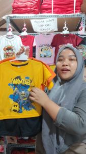 Baju Setelan Kaos Anak Karakter Batman Komik Keren Anak Laki Laki Keren Usia 1 - 10 Tahun - DTF