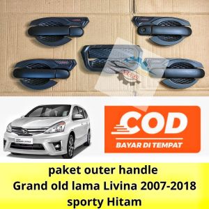 paket outer handle tank Livina lama old grand hitam 2007 2012 2018