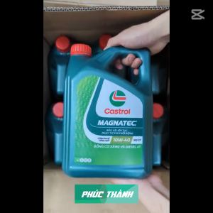 [HÀNG CHÍNH HÃNG] Dầu Nhớt Ô-Tô Tổng Hợp Castrol Magnatec 10W40 API SP/CF 4L  - Mẫu Mới