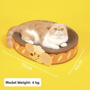 Purlab | Durable Combination Cat Scratching Board and House Large