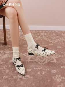Daphne | Spring/Summer Match Dresses Pointed Toe Chunky Heel Low-Cut Mary Jane Shoes