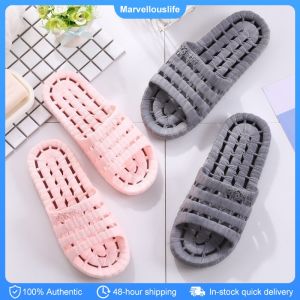 Summer Non-slip Slippers Bottom Hollow Breathable Indoor Slipper Bathroom Slippers for Men Women