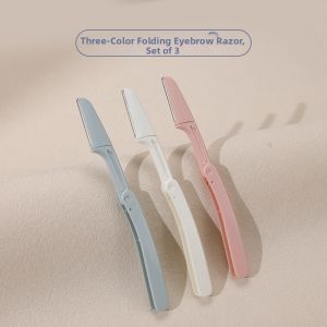 Brainbow | Safe Foldable Micro-Trimming Eyebrow Razor Set