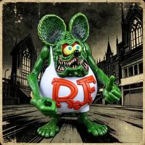 Mô Hình Nhân Vật Rat Fink - Đồ Chơi PVC Sưu Tầm Chuột Điên Phong Cách Hot Rod Cổ Điển Của Ed Roth Dành Cho Người Hâm Mộ Quà Tặng Trang Trí