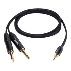 Choseal | Dây Cáp Âm Thanh 3.5mm sang Đôi 6.5mm