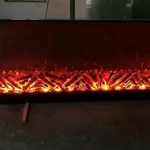 Simulated Flame Heated European Style Electronic Fireplace Core