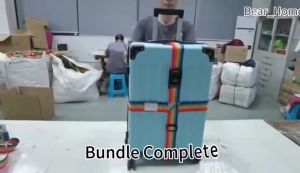 180cm Baggage Belt Travel Adjustable Luggage Suitcase Strap with Coded Lock Secure Lock